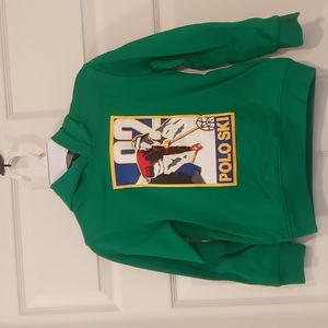 POLO RALPH LAUREN Little Boys Polo Ski Fleece Hoodie Size 6 & 7 New with Tags